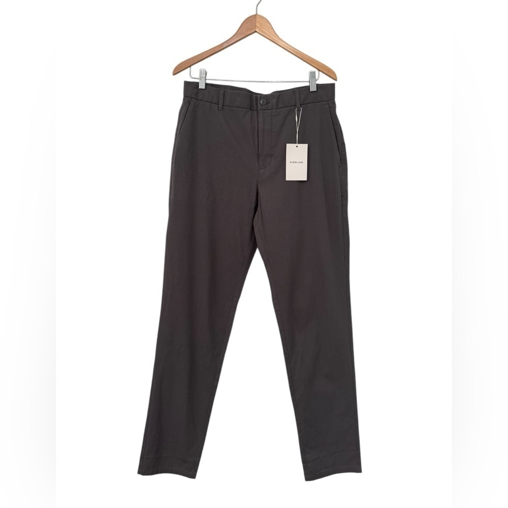 NEW Everlane Uniform Collection The Performance Chino Pants Grey 32x34 straight